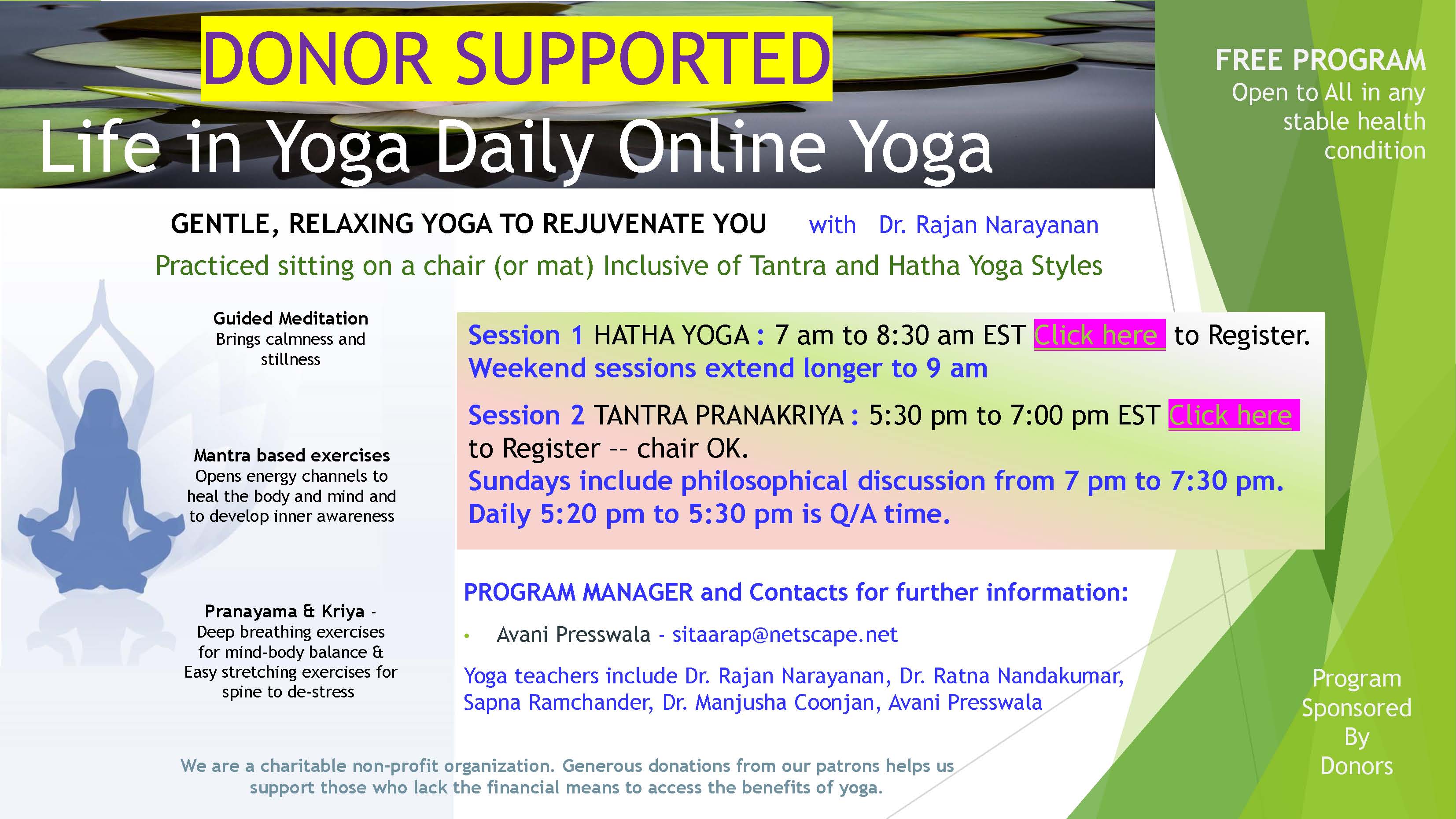 Daily Online Yoga
